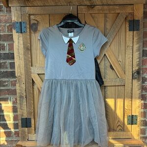 Harry Potter Hogwarts Girls Tulle-Sequins Dress Gryffindor or Slytherin XL 14-16